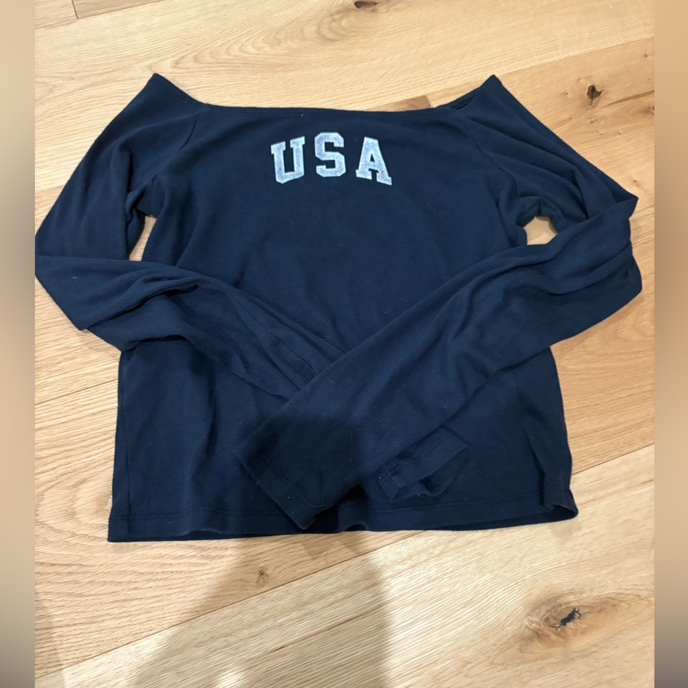 Hollister Navy Blue Top